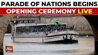 Paris Olympics 2024 Opening Ceremony Live Parade Of Nations Resume After Aya Nakamura Performs LIVE [upl. by Won]