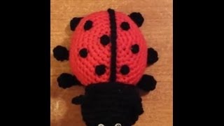 Coccinella alluncinetto amigurumi tutorial crochet [upl. by Burney]