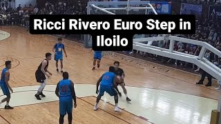 Ricci Rivero layup and eurostep  Up vs Iloilo selection [upl. by Lesley]