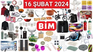 RESMİ KATALOGDAN ✅ BİM 16 ŞUBAT 2024  MUTFAK ÇEYİZ EŞYALARI  BİM İNDİRİM Bim Aktüel Kampanyaları [upl. by Maurise]