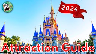 Magic Kingdom ATTRACTION GUIDE  2024  All Rides  Shows  Walt Disney World [upl. by Eliot]