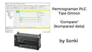 PLC Omron perintah komparasi data Compare [upl. by Usanis]