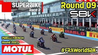 FULL RACE 2 WSBK MAGNY COURS 2023 [upl. by Burchett241]