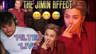 The JIMIN EFFECT  BTS JIMIN  FILTER Live Performance REACTION [upl. by Oirazan398]