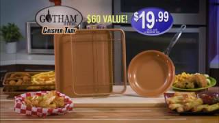 Gotham Steel NonStick Crisper  Copper [upl. by Ecirtak]