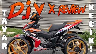 DIY  RS150R Test Sport Rim Baru Takasago Spec Hiway  TAKASAGO CS60N3 [upl. by Nahk]