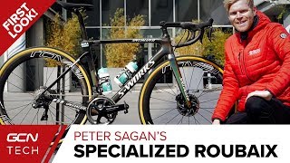 Peter Sagans New Specialized Roubaix  BORAHansgrohes Pro Bike For Paris  Roubaix [upl. by Nora]