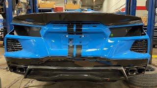 Z51 Spoiler removal  Aftermarket install  c8 production updates [upl. by Yancy566]