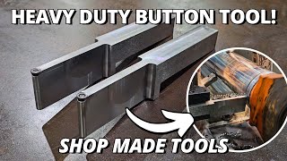 Making amp Testing HEAVY DUTY Button Tool Holder  Shop Made Tools [upl. by Nylrahc]