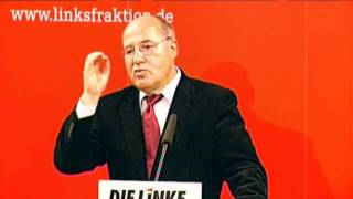 DIE LINKE Gregor Gysi Wir wollen Sozialabbau stoppen [upl. by Westberg908]