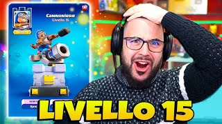 CANNONIERE LV 15 è ROTTO  CLASH ROYALE [upl. by Ralfston448]