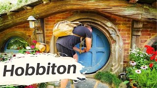 🇳🇿 Was ist in einer Hobbithöhle  Hobbiton Movie Set  Hobbington Neuseeland  The Shire Vlog30 [upl. by Refiffej378]