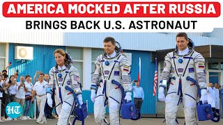 Russian Medias Savage Jibe At USA After Soyuz Brings Back US Astronaut From ISS  Boeing Starliner [upl. by Leilamag]