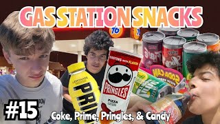 🥤 Gas Station Snacks amp Drinks  Lemonade Prime Vanilla Coke Soda Can Fizzy Candy Pizza Pringles [upl. by Weiss]