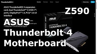 Choosing an ASUS Thunderbolt 4 Z590 Chipset Motherboard [upl. by Oberg]