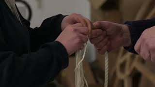 Becky Dunnett Church bell rope maker Mendip Ropemakers Ltd [upl. by Ruttger]