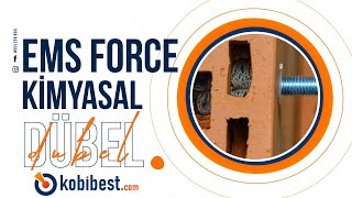 EMS FORCE F1311 Kimyasal Dübel Çeşitleri ve Kimyasal Dübel Tabancası  Kobibestcom [upl. by Carolina697]