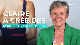 Claire révèle sa ligne de maillots de bain pour les femmes opérées [upl. by Olecram]