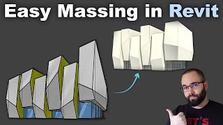 Easy Massing in Revit Tutorial [upl. by Rem]