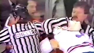 Dave Semenko vs Chris Nilan January 10 1985 [upl. by Gilus]