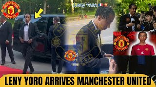 quotMANCHESTER UNITED WELCOMES LENY YORO MEDICALS AND PRESEASON EXCITEMENTquot [upl. by Keiryt]