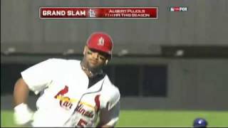 20090425 Pujols grand slam [upl. by Ffoeg]