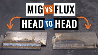 MIG vs Flux Core Welding Head to Head Real World Testing [upl. by Alaehs]