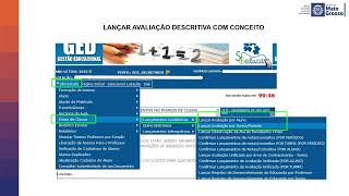 Tutorial Avaliação descritiva com conceito  Laboratório de Aprendizagem  SEDUC MT SIGEDUCA [upl. by Dimphia192]