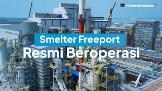 Peresmian Operasi Smelter Freeport [upl. by Kcirdor]