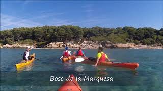 Ruta kayak La Mora  Platja de Waikiki  Castell i platja de Tamarit  Coves [upl. by Nica]