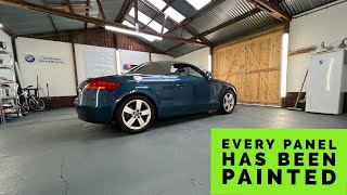 Audi tt 20 tfsi paint correction I can’t believe how much paint this cars had [upl. by Atiuqet]