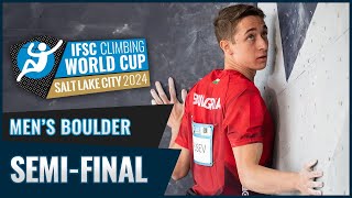 Mens Boulder semifinal  Salt Lake City 2024 [upl. by Delanie]