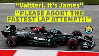 quotValtteri Its Jamesquot again  Dutch GP 2021 [upl. by Balmuth66]