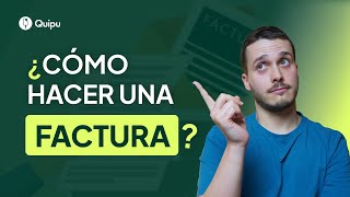 🧾 ¿Cómo hacer una FACTURA  Guía paso a paso 2024 [upl. by Matelda]