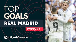 TOP GOLES Real Madrid LaLiga Santander 20222023 [upl. by Sunshine]