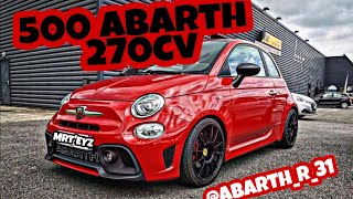 500 ABARTH STAGE 3 TD04 270CV 🦂 [upl. by Lusty]