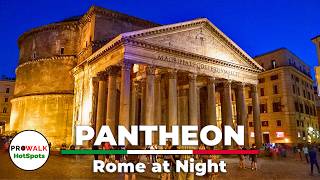 Explore ROME LIKE A LOCAL at Night with This Stunning Pantheon Walk [upl. by Arracot]