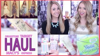 Haul  Drugstore Target Macys Express [upl. by Hegyera958]