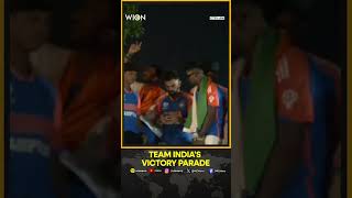 Victory Parade for Team India in Mumbai after T20 World Cup win  WION Shorts [upl. by Nuhsar776]