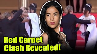 Red Carpet Rumble Security Guards Viral Moment Continues with Dominican Actress Massiel Taveras [upl. by Eicart]