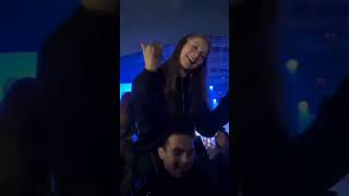 Vasilisa Kaganovskaya and Maxim Nekrasov fun together watching concert [upl. by Trescha]