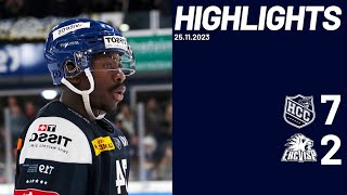 HC La ChauxdeFonds vs EHC Visp  Highlights  25 Novembre 2023 [upl. by Aicella65]