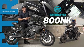 2023 CFMOTO 800 NK Review  The Best ValueForMoney Naked Bike [upl. by Akenahs660]