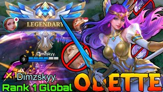 Legendary Odette 80 Win Rate  Top 1 Global Odette by Dimzskyy  Mobile Legends [upl. by Ocana814]