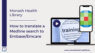 How to translate from Medline to EmbaseEmcare [upl. by Jayson20]