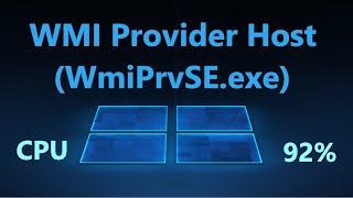 Что за процесс WMI Provider Host WmiPrvSEexe грузит процессор в Windows 1110 [upl. by Brana]