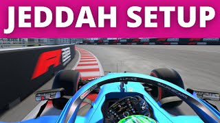 F1 2021 Jeddah Hotlap  Setup [upl. by Leelahk]