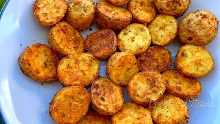 Roasted Potatoes  How To Make Crispy Roasted Potatoes In The Air Fryer [upl. by Horton]