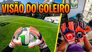 ROTINA DE UM GOLEIRO AMADOR  JOGO NA VISÃO DO GOPRO [upl. by Noivax]