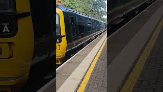 GWR Turbo departing Digby and Sowton going to Exmouth please like and subscribe [upl. by Airekahs935]